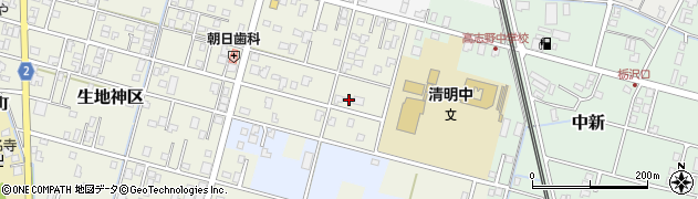 富山県黒部市生地神区455周辺の地図