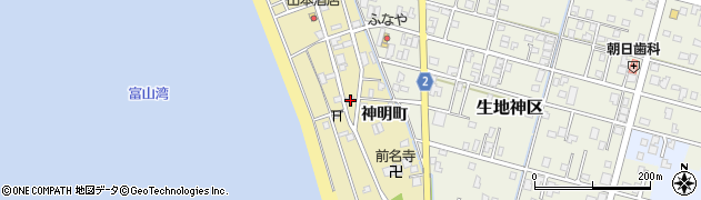 富山県黒部市生地10周辺の地図