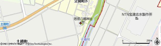 石川県羽咋市土橋町（イ）周辺の地図