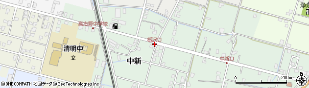 栃沢口周辺の地図