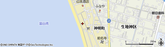 富山県黒部市生地1303周辺の地図