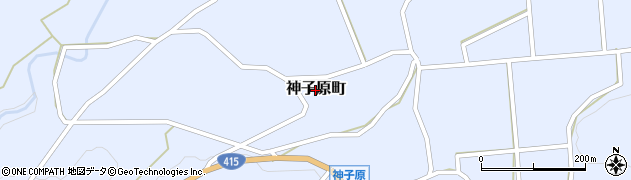 石川県羽咋市神子原町周辺の地図