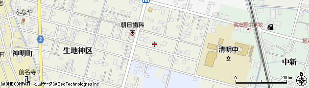 富山県黒部市生地神区433周辺の地図