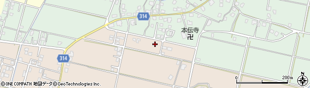 富山県黒部市植木279周辺の地図