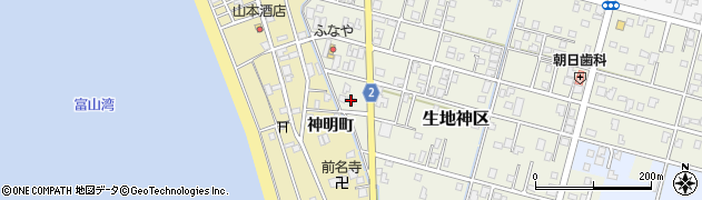 富山県黒部市生地神区277-9周辺の地図