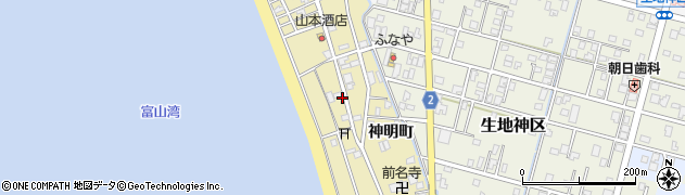 富山県黒部市生地98周辺の地図