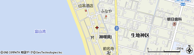 富山県黒部市生地14周辺の地図