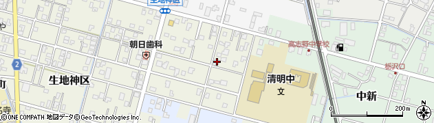 富山県黒部市生地神区414周辺の地図