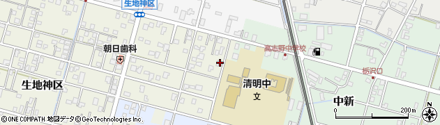 富山県黒部市生地神区409周辺の地図