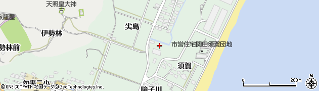 福島県いわき市勿来町関田（障子川）周辺の地図