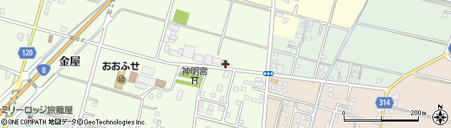 富山県黒部市金屋325周辺の地図