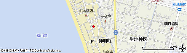 富山県黒部市生地21周辺の地図