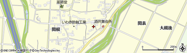 福島県いわき市勿来町酒井（竹ノ内）周辺の地図