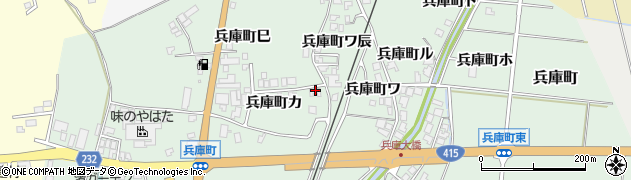 石川県羽咋市兵庫町（カ）周辺の地図