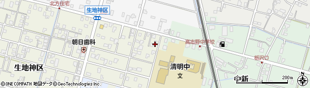 富山県黒部市生地神区406周辺の地図