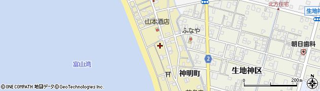 富山県黒部市生地91周辺の地図