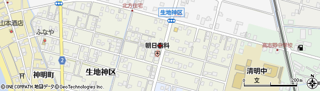 富山県黒部市生地神区347-1周辺の地図