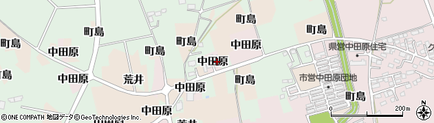 栃木県大田原市中田原2262周辺の地図