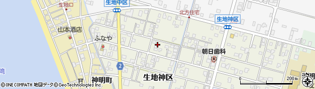富山県黒部市生地神区321-6周辺の地図