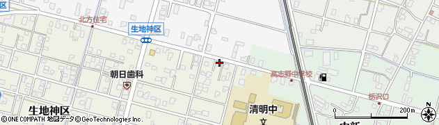 富山県黒部市生地神区404-2周辺の地図