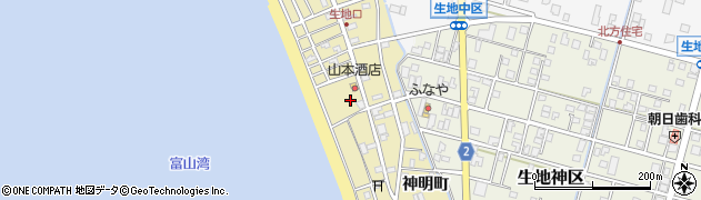富山県黒部市生地79周辺の地図