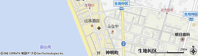 富山県黒部市生地31周辺の地図
