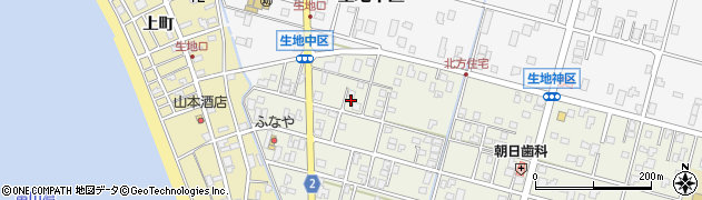 富山県黒部市生地神区364周辺の地図