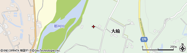 栃木県大田原市大輪199周辺の地図