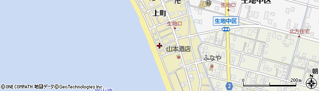 富山県黒部市生地上町145周辺の地図