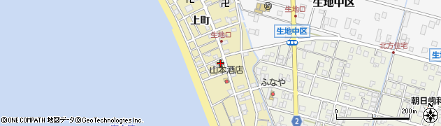 富山県黒部市生地61周辺の地図