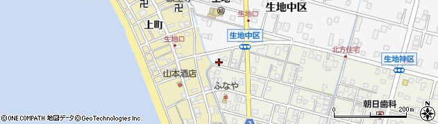 富山県黒部市生地神区292周辺の地図