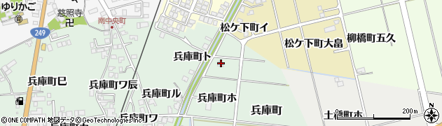 石川県羽咋市兵庫町（ヘ）周辺の地図
