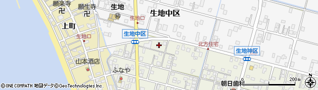 富山県黒部市生地神区372周辺の地図