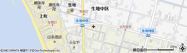 富山県黒部市生地神区371周辺の地図