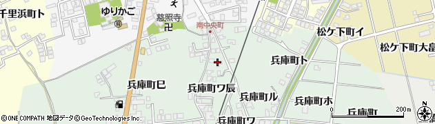 石川県羽咋市兵庫町（ワ辰）周辺の地図