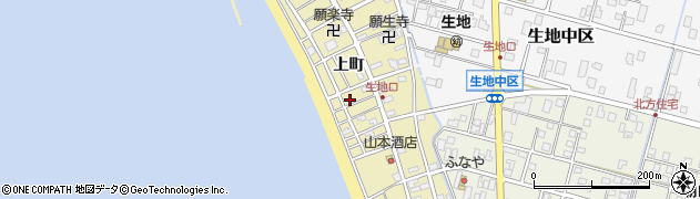 富山県黒部市生地206周辺の地図