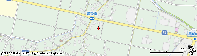 富山県黒部市沓掛677周辺の地図