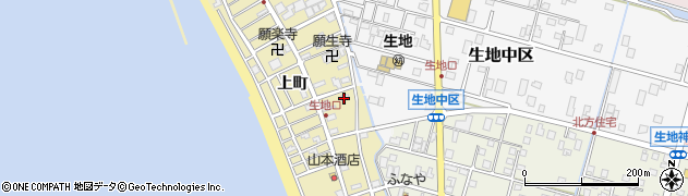 富山県黒部市生地上町247周辺の地図