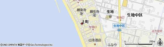 富山県黒部市生地上町188周辺の地図