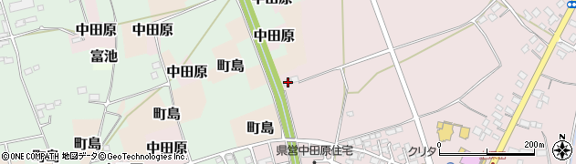 栃木県大田原市中田原2209周辺の地図