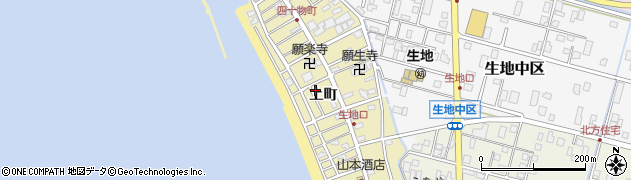 富山県黒部市生地上町193周辺の地図