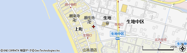 富山県黒部市生地253周辺の地図