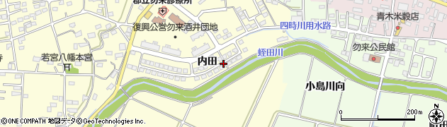 福島県いわき市勿来町酒井（内田）周辺の地図