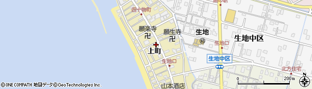富山県黒部市生地196周辺の地図