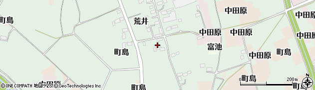 栃木県大田原市荒井周辺の地図