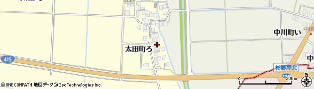 石川県羽咋市太田町い10周辺の地図