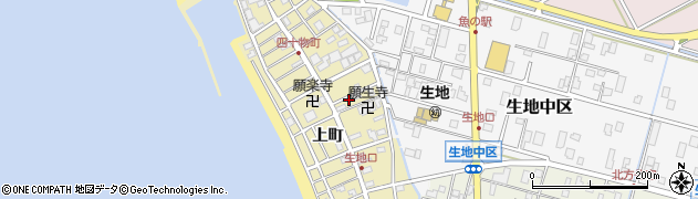 富山県黒部市生地上町271周辺の地図