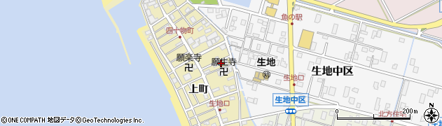 富山県黒部市生地274周辺の地図