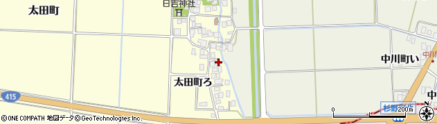 石川県羽咋市太田町い14周辺の地図