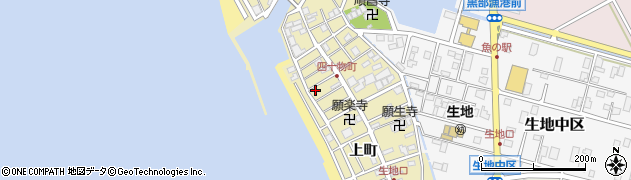 富山県黒部市生地428周辺の地図